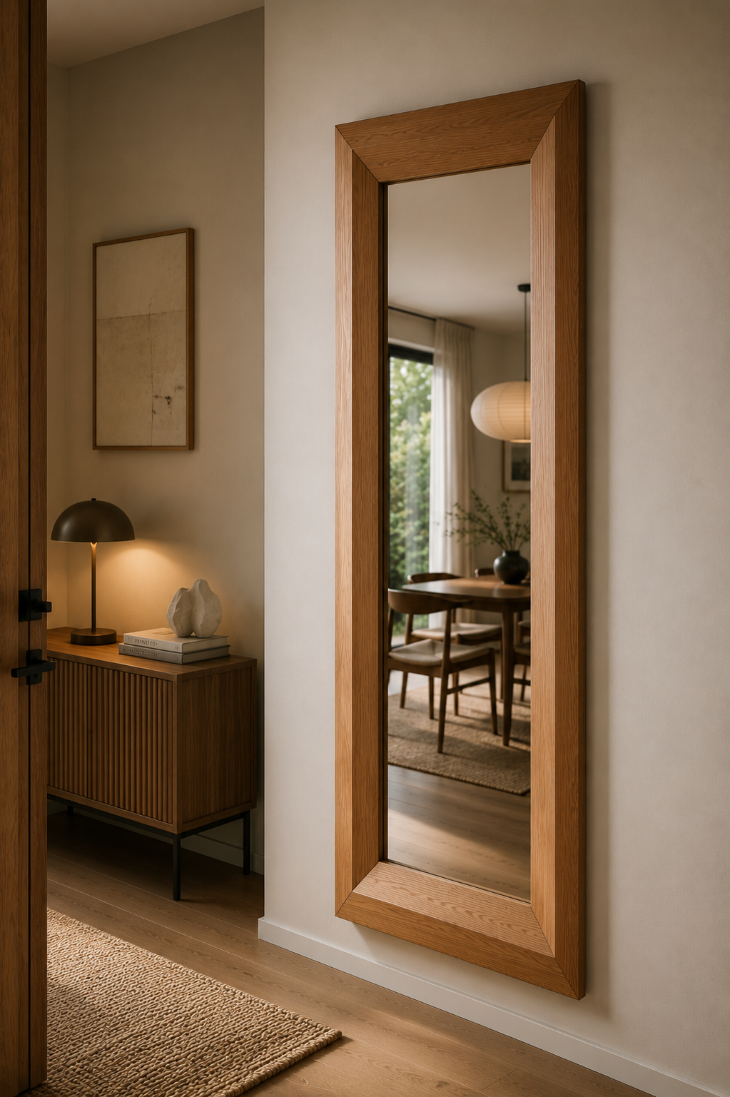 Espejo Madera - Modelo Tokio | Roble Americano