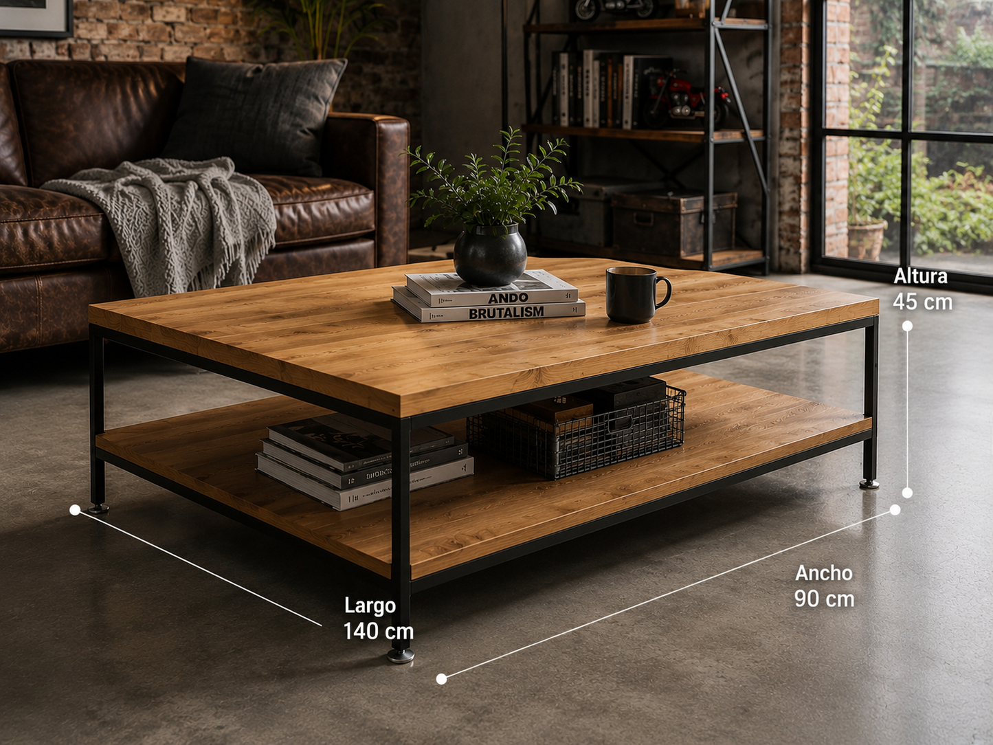 Mesa Centro Industrial - Modelo Home