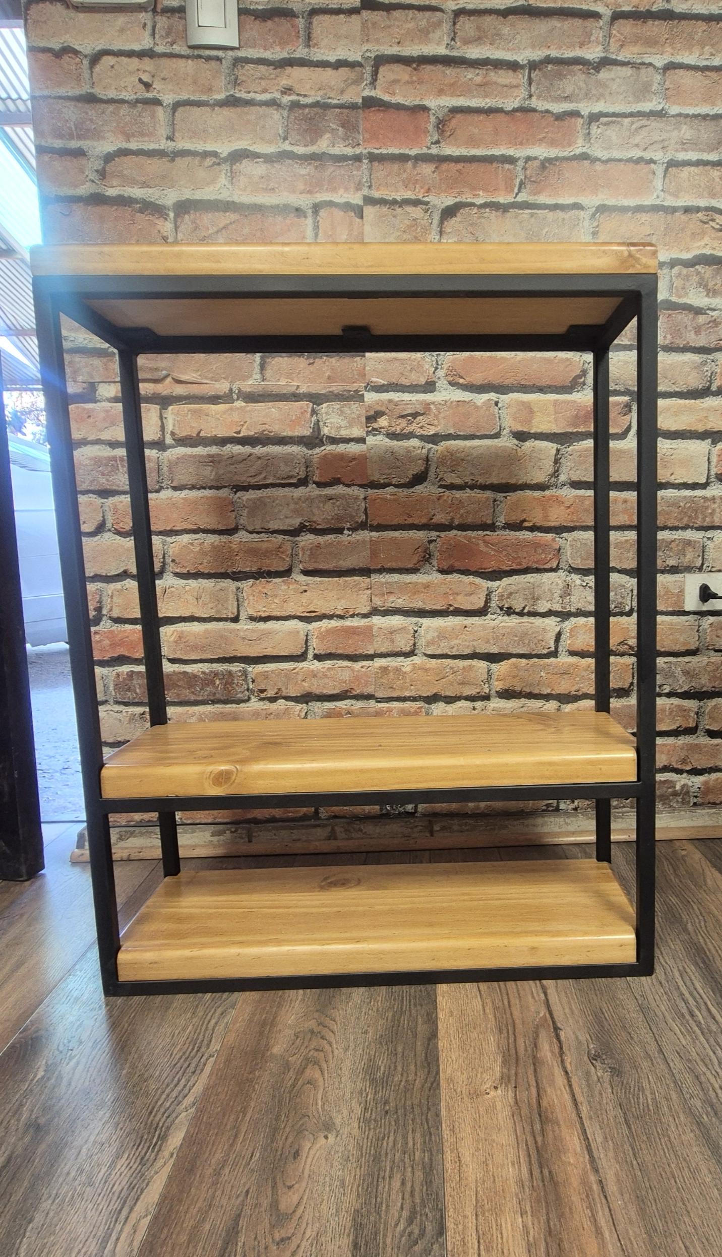 Arrimo Industrial Fierro Madera - Modelo Triple