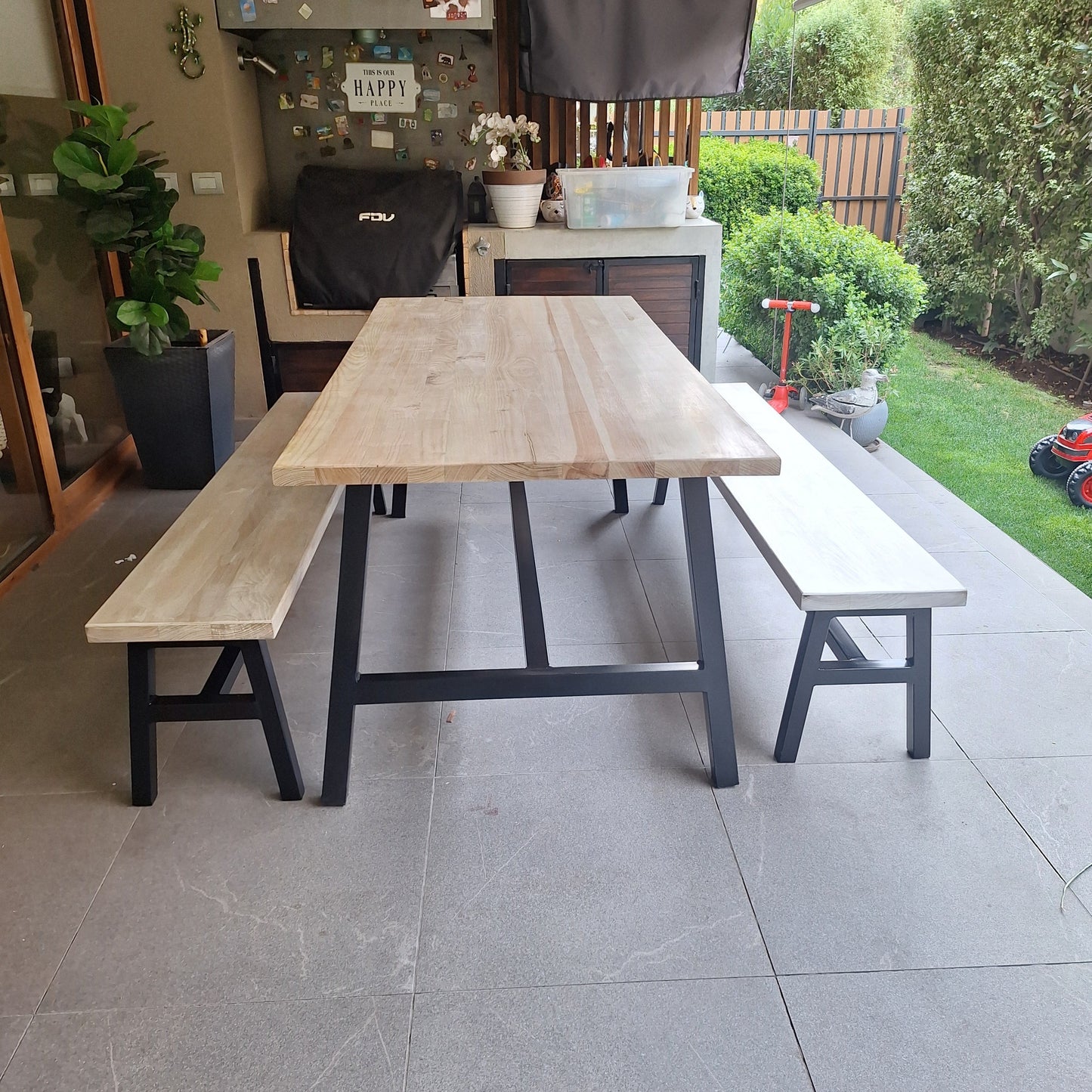 Mesa Comedor Terraza - Modelo Kioto - 200x90x78