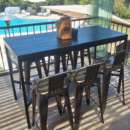 Mesa Alta de Terraza  - Modelo Black Oak