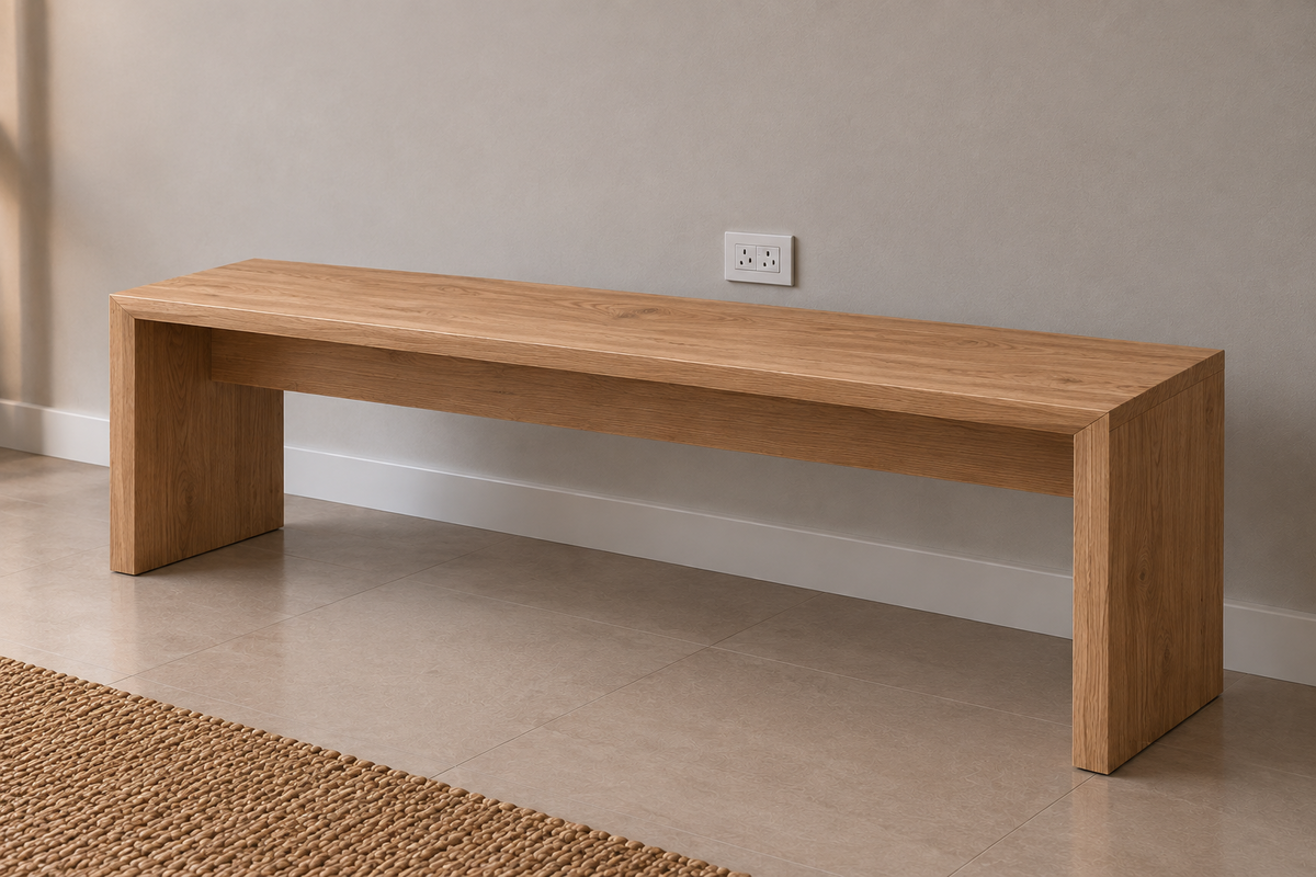 Banqueta Roble Americano | Línea Tokio | Modelo Nara
