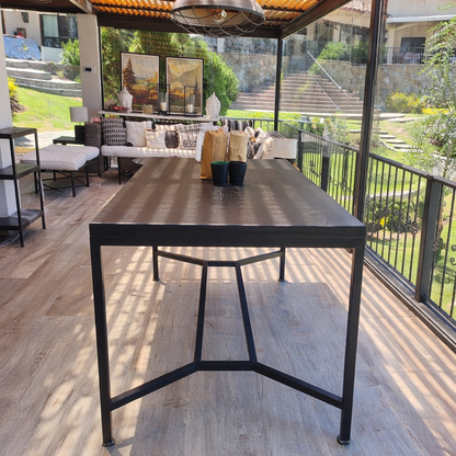 Mesa Alta de Terraza  - Modelo Black Oak