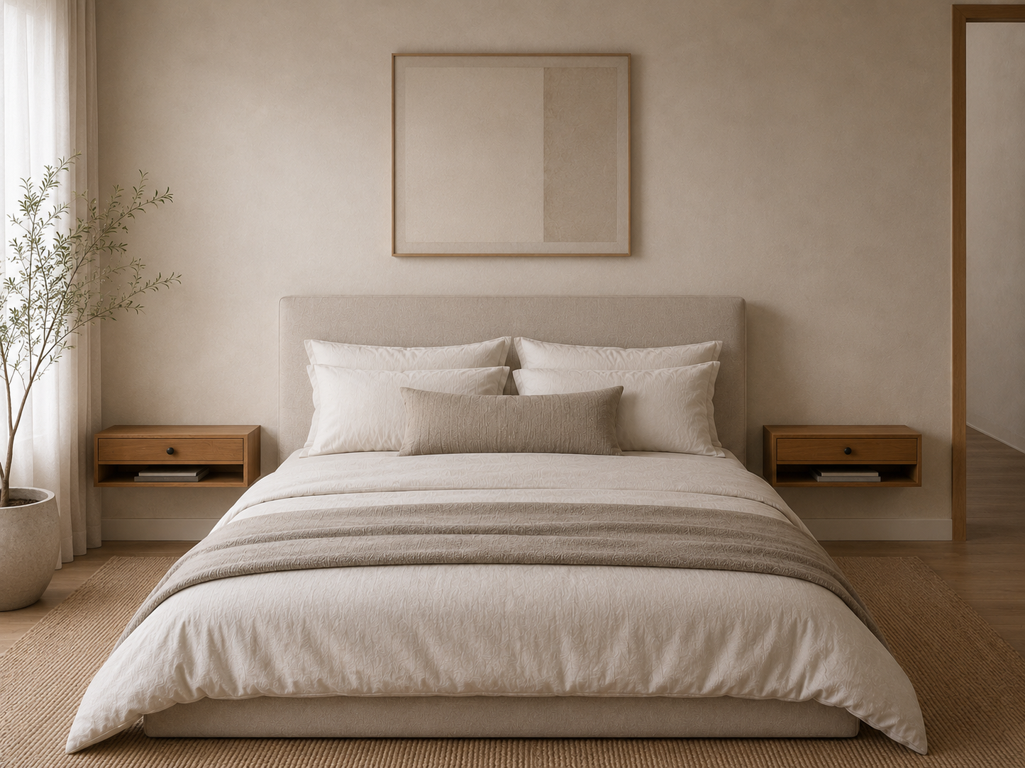 Set Veladores Madera - Modelo Float