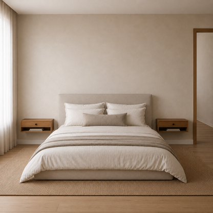 Set Veladores Madera - Modelo Float