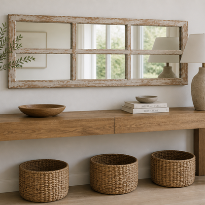 Espejo Pared Madera - Linea Gran Ventanal