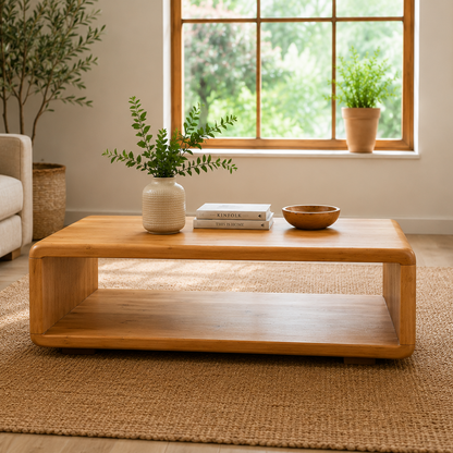 Mesa Centro Madera - Modelo Ohio
