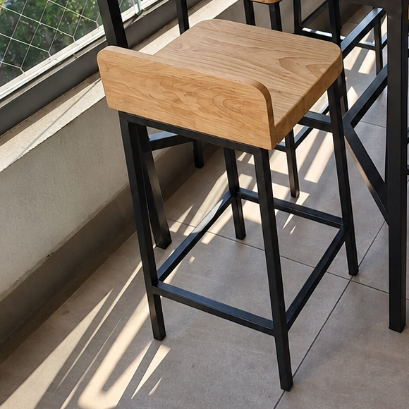 Piso de Fierro y Madera - Modelo Seul Roble Americano