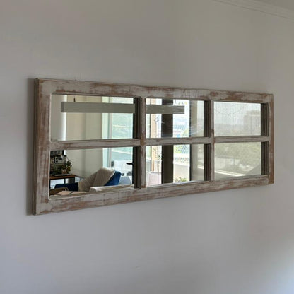 Espejo Pared Madera - Linea Gran Ventanal